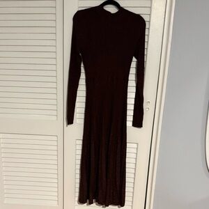 Baltic Born Deep Brown Long Sleeve Dress